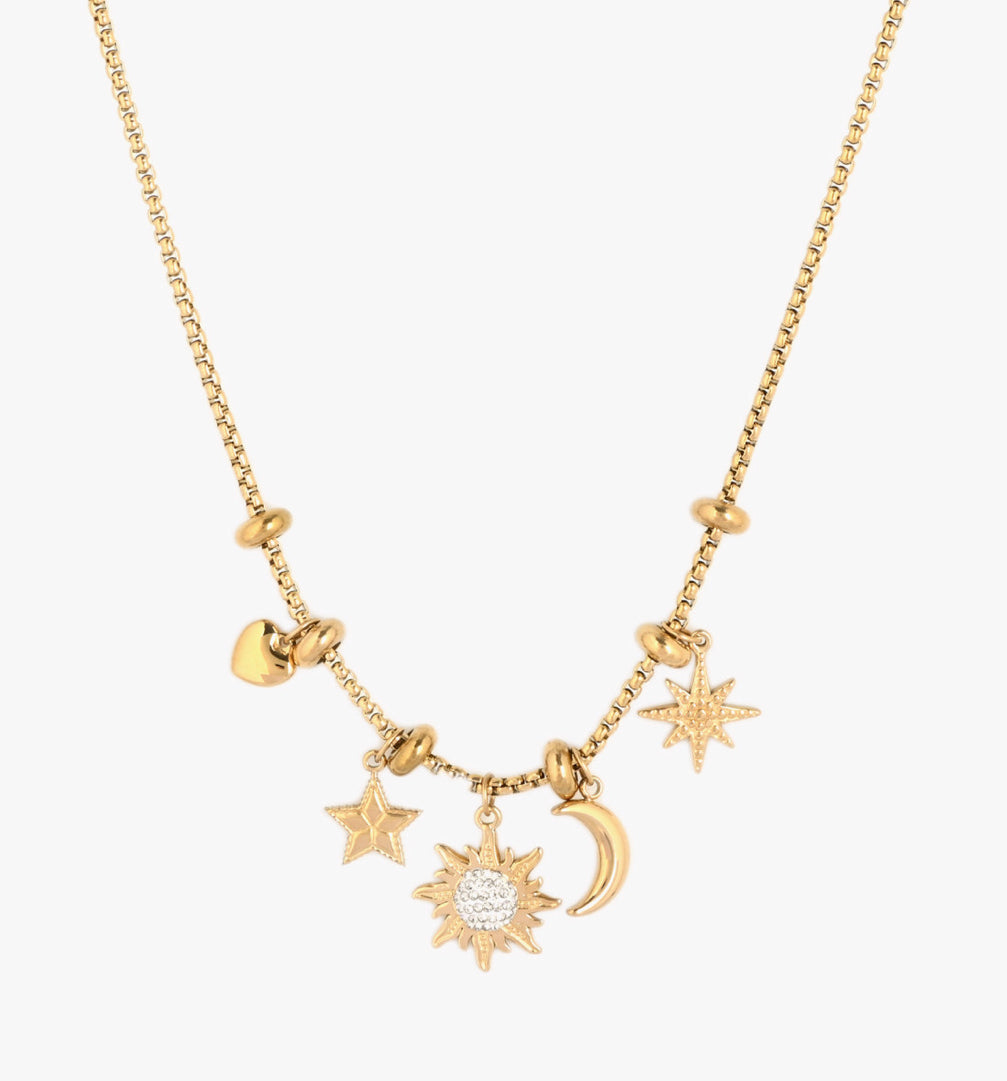 Collier trio céleste