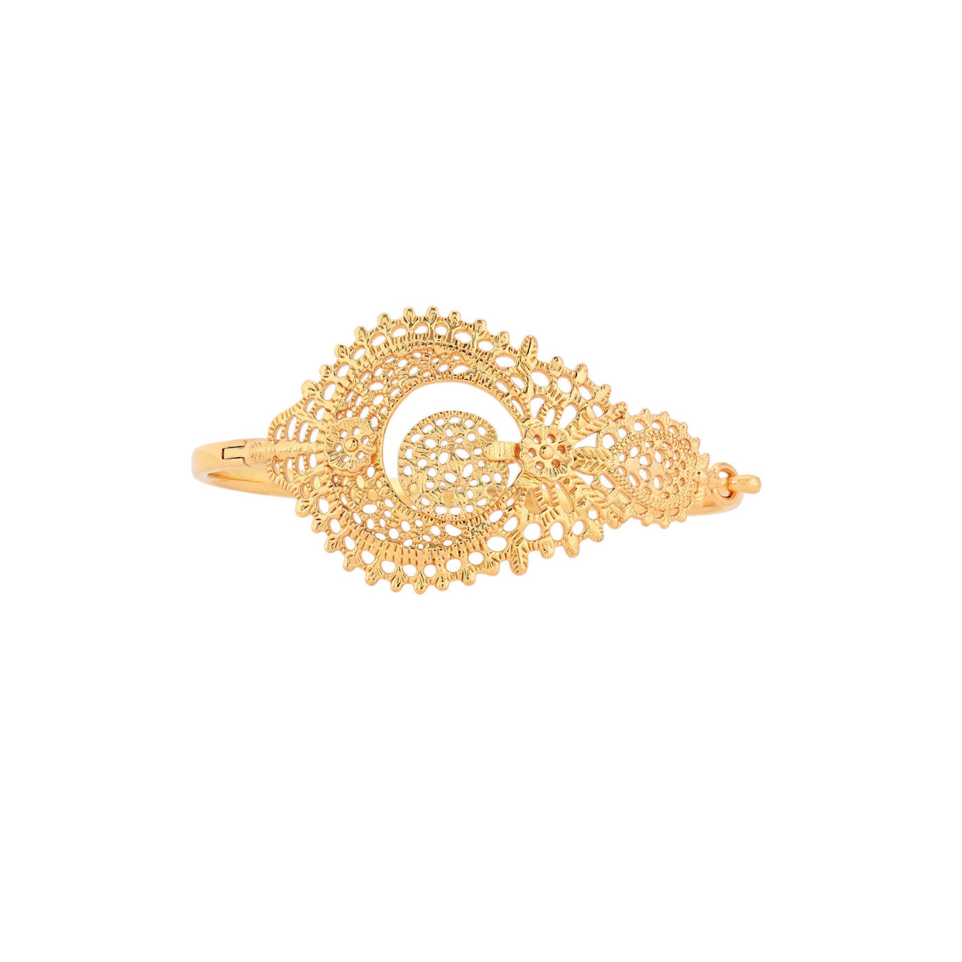Bracelet Rigide Reine – Doré Filigrané