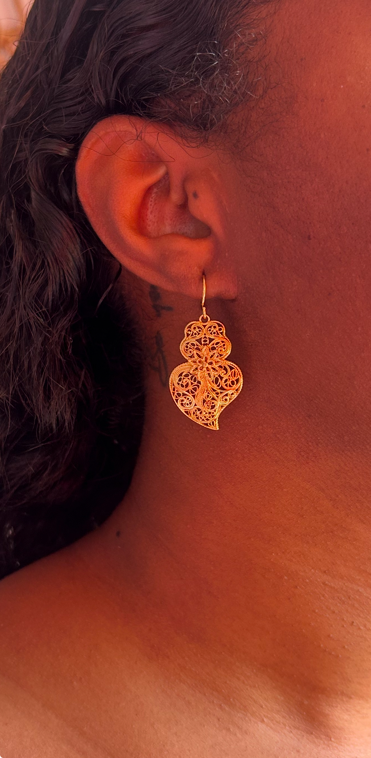 Boucles d'oreilles.