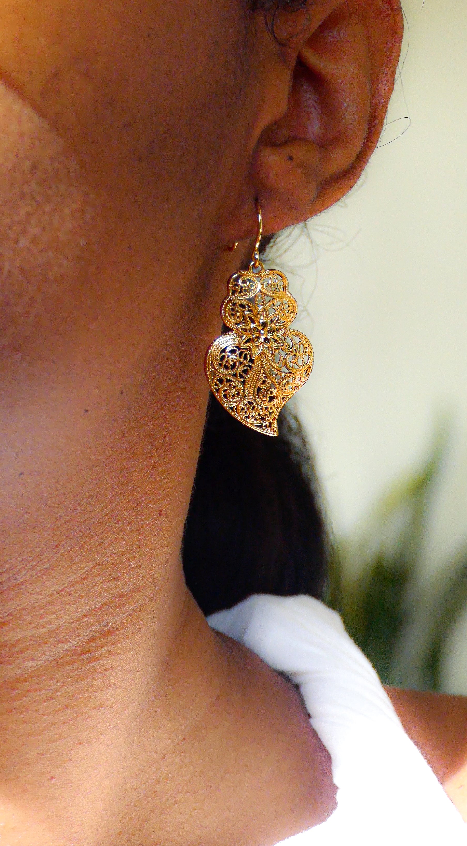 Boucle d'oreille Coeur de viana