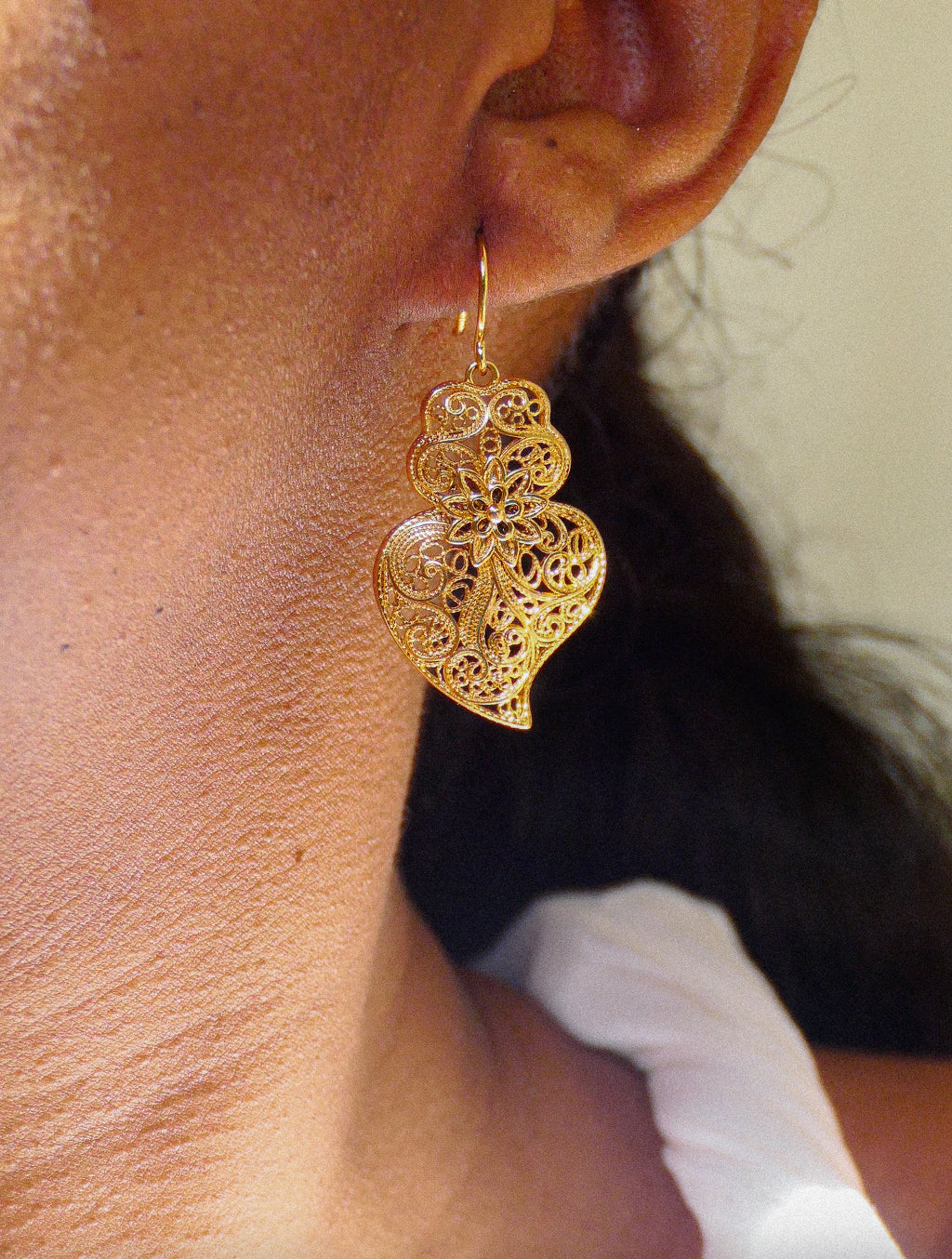 Boucle d'oreille Coeur de viana