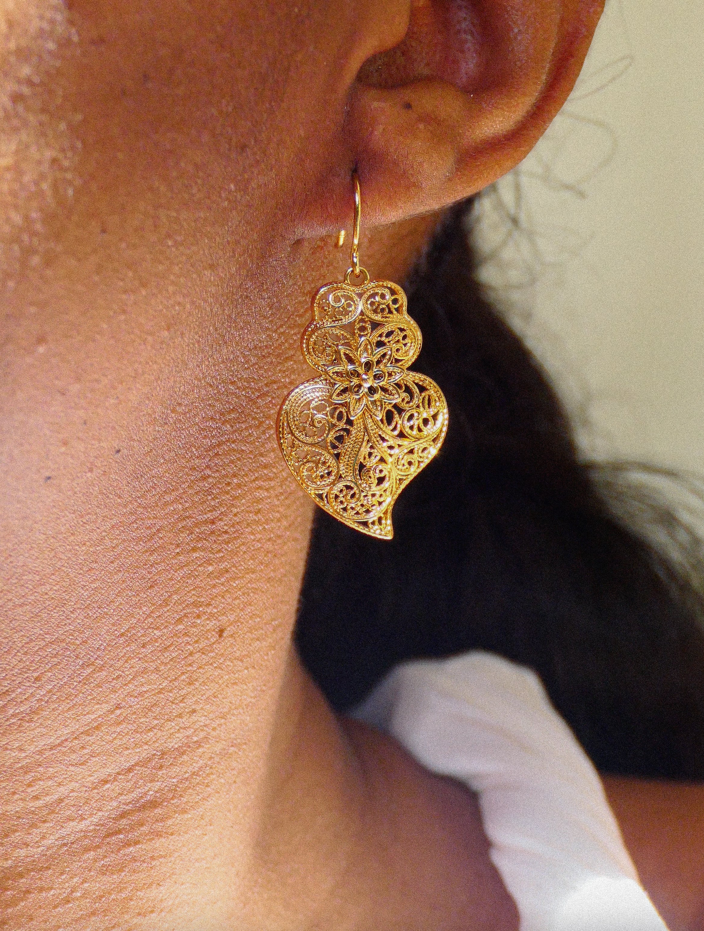 Boucle d'oreille Coeur de viana