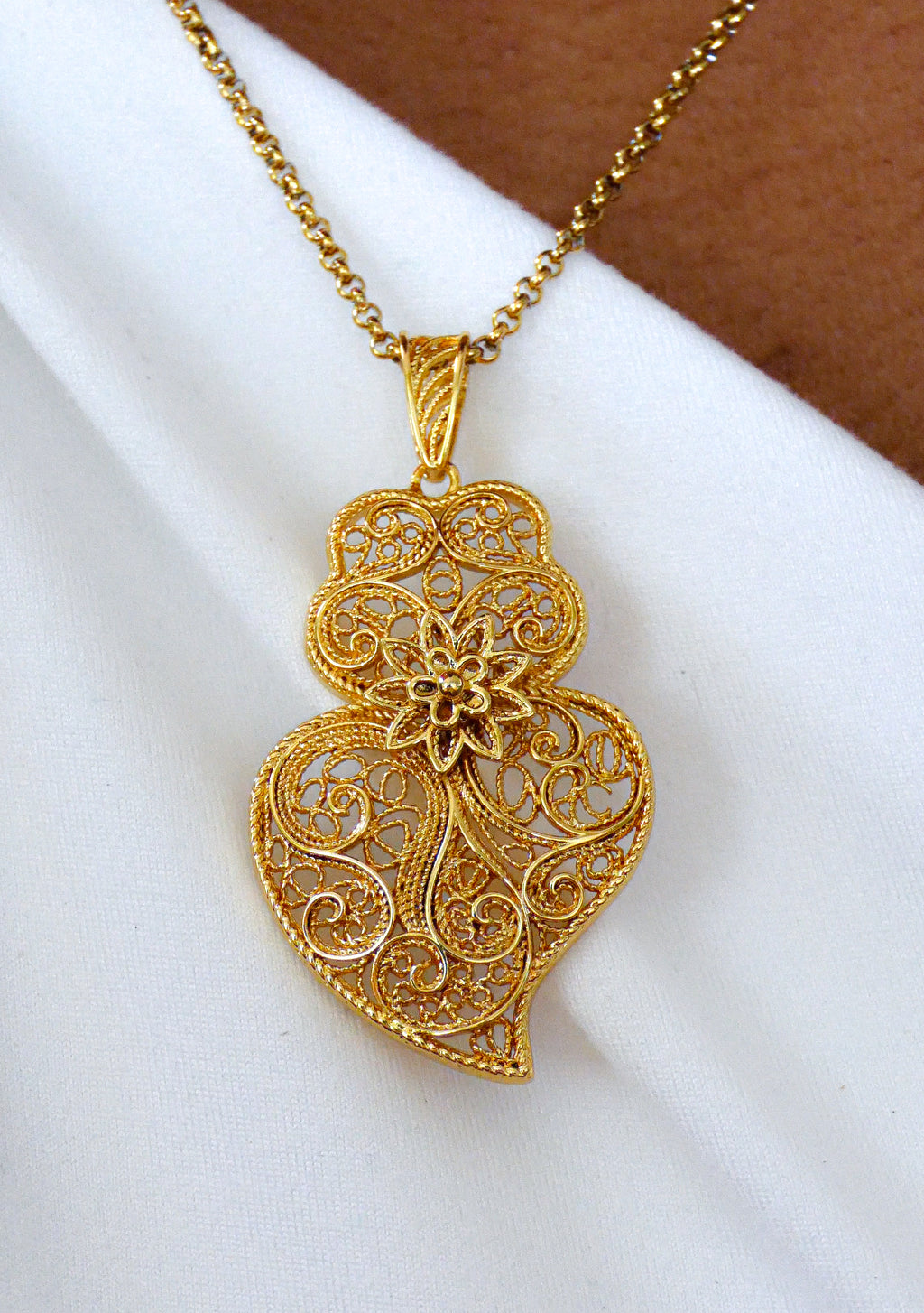 Collier Coeur de Viana (4cm).