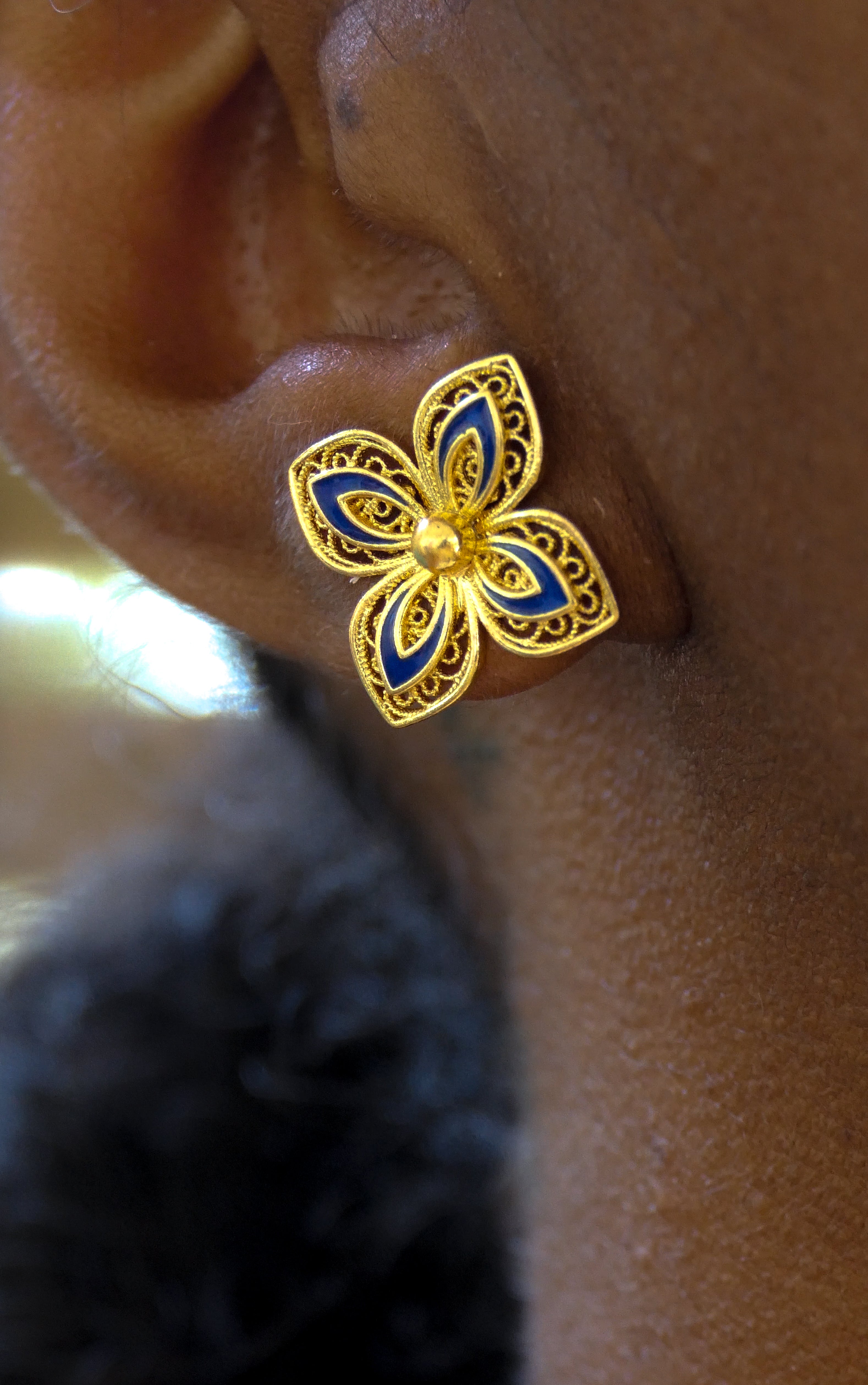 Fleurs bleues (simple)