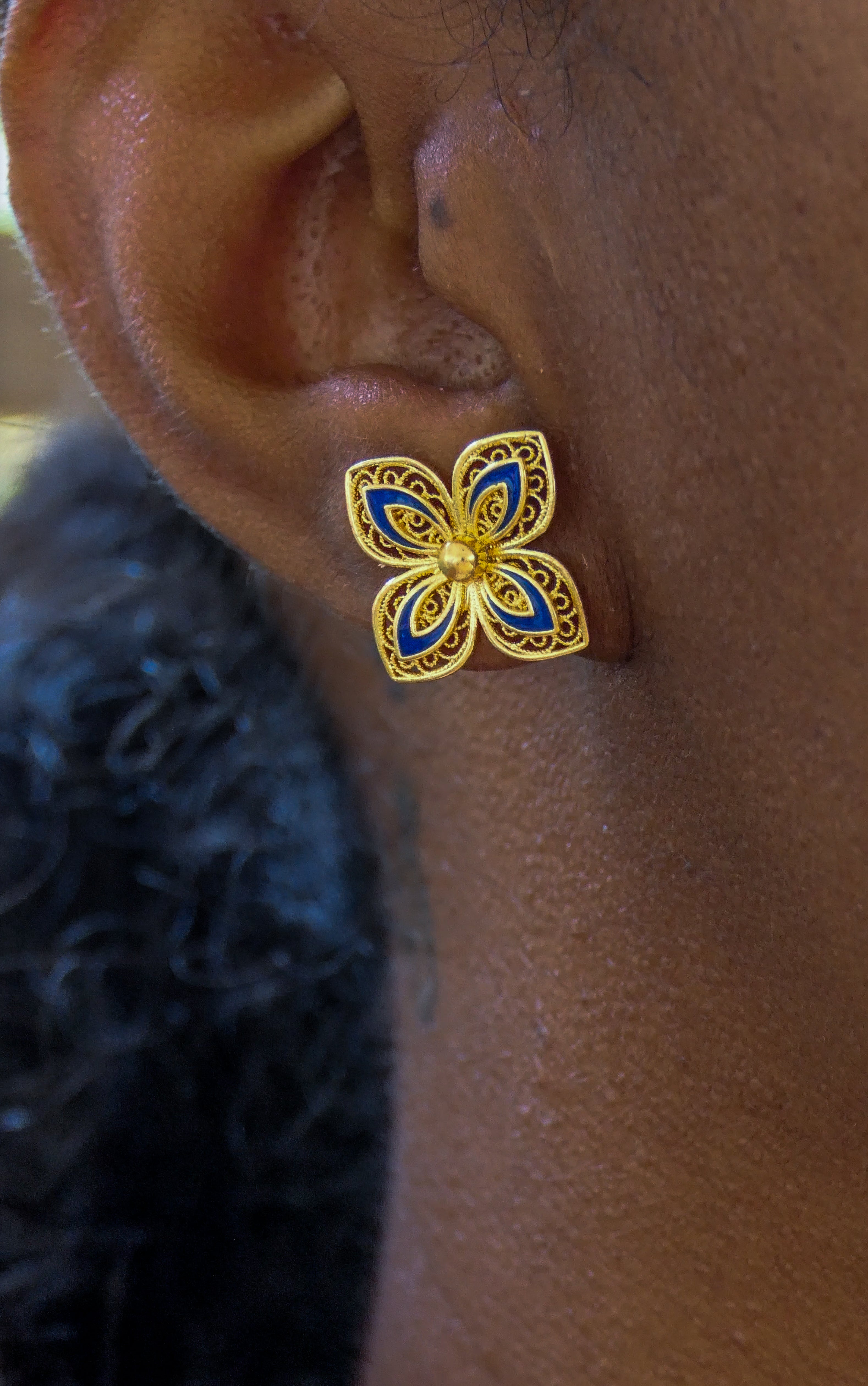 Fleurs bleues (simple)