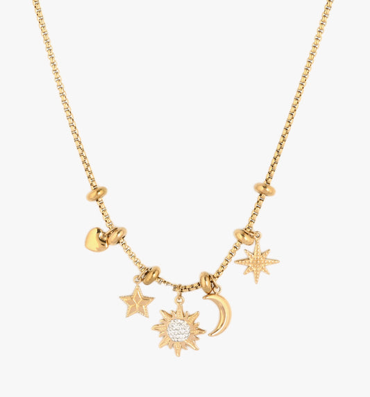 Collier trio céleste